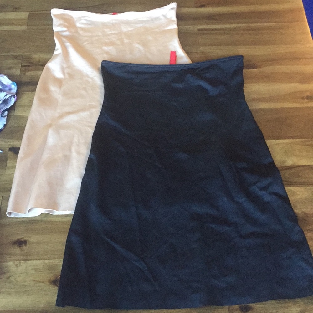 2 spanx high waist slips